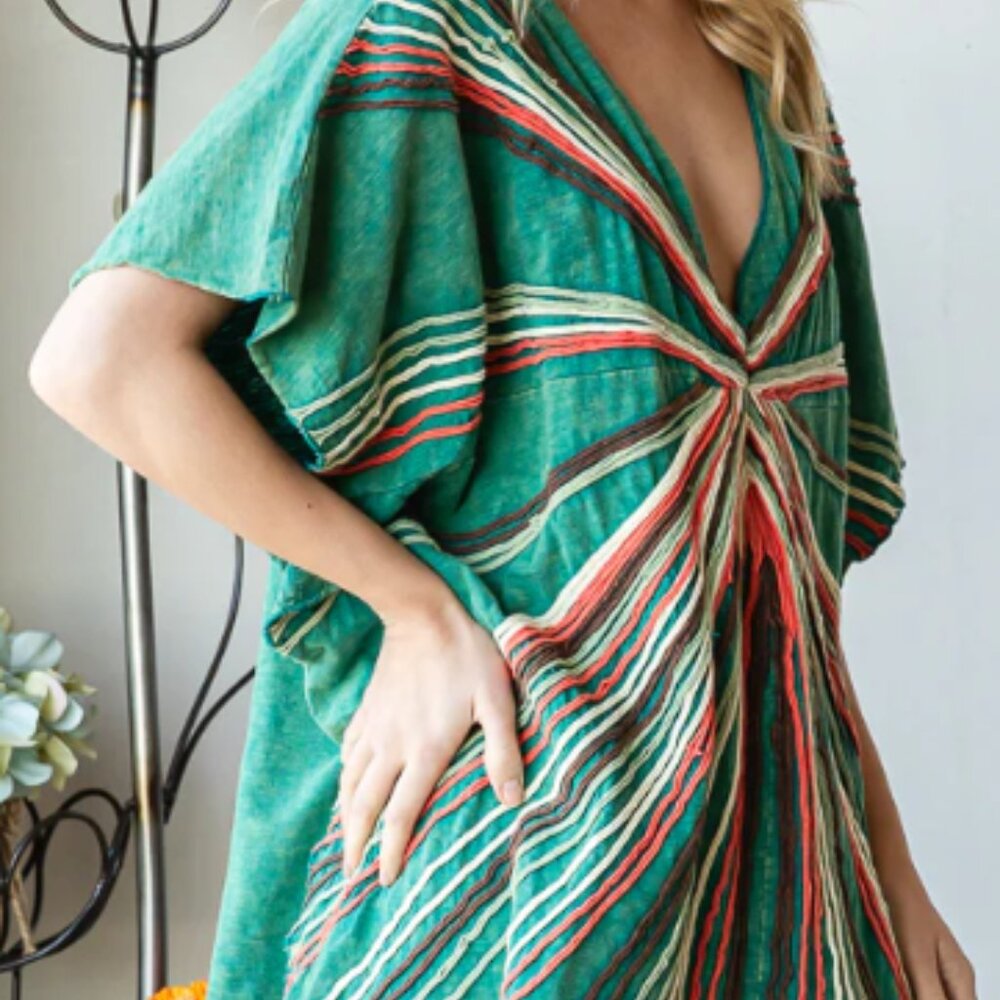 OH273 Oli & Hali WASHED OVERSIZED TEE - Picture 4 of 5